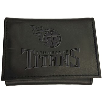 Men's Tennessee Titans Black Hybrid Tri-Fold Wallet