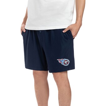Men's Tennessee Titans Concepts Sport Navy Gauge Jam Two-Pack Shorts Set
