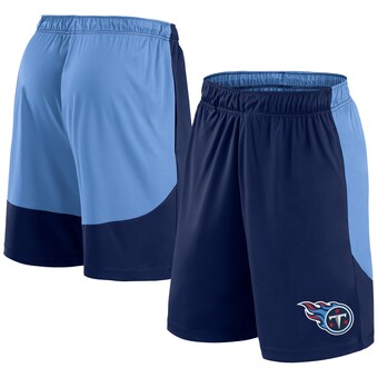 Men's Tennessee Titans Fanatics Navy/Light Blue Go Hard Shorts