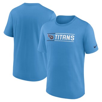 Men's Tennessee Titans Nike Light Blue Exceed Performance T-Shirt