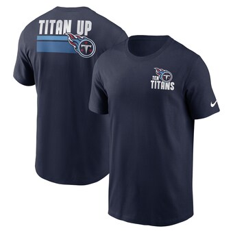 Men's Tennessee Titans Nike Navy Blitz Essential T-Shirt