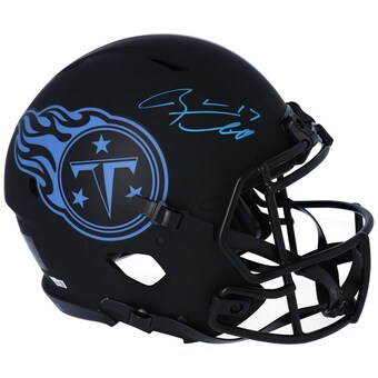 Autographed Tennessee Titans Ryan Tannehill Fanatics Authentic Riddell Eclipse Alternate Speed Authentic Helmet