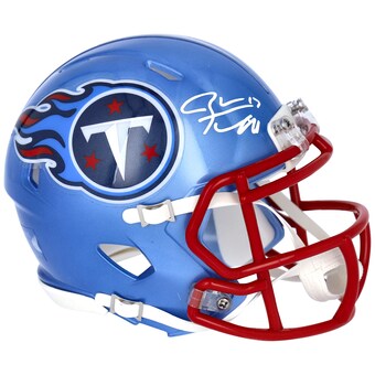 Autographed Tennessee Titans Ryan Tannehill Fanatics Authentic Riddell Flash Speed Mini Helmet