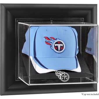 Tennessee Titans Fanatics Authentic Black Framed Wall-Mountable Cap Logo Display Case