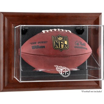 Tennessee Titans Fanatics Authentic Brown Framed Wall-Mountable Football Display Case