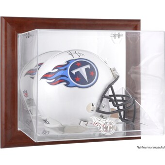 Tennessee Titans Fanatics Authentic Brown Framed Wall-Mountable Logo Helmet Case