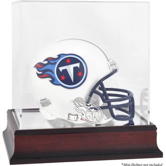 Tennessee Titans Fanatics Authentic Mahogany Logo Mini Helmet Display Case