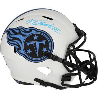 Will Levis Tennessee Titans Autographed Fanatics Authentic Riddell Lunar Speed Replica Helmet