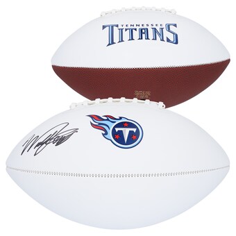 Will Levis Tennessee Titans Autographed Fanatics Authentic White Panel Football