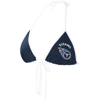 Women's Tennessee Titans G-III 4Her by Carl Banks Navy Perfect Match Bikini Top