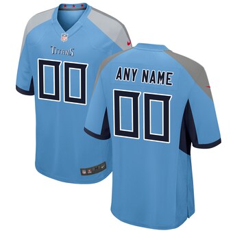 Youth Tennessee Titans Nike Light Blue Alternate Custom Game Jersey