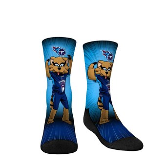 Youth Tennessee Titans Rock Em Socks Mascot Pump Up Crew Socks