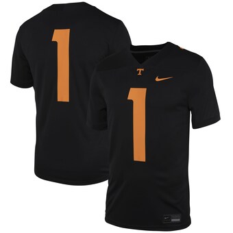 #1 Tennessee Volunteers Nike Dark Mode Game Jersey – Black