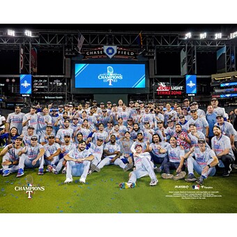 Texas Rangers Unsigned Fanatics Authentic 2023 World Series Champions Celebration Photograph