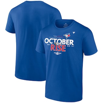 Toronto Blue Jays Fanatics 2022 Postseason Locker Room T-Shirt - Royal