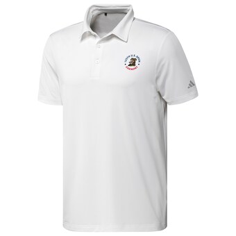 Men's 2025 U.S. Open adidas White Ultimate 365 Polo