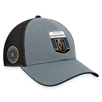  Vegas Golden Knights Fanatics Authentic Pro Home Ice Trucker Adjustable Hat - Gray/Black