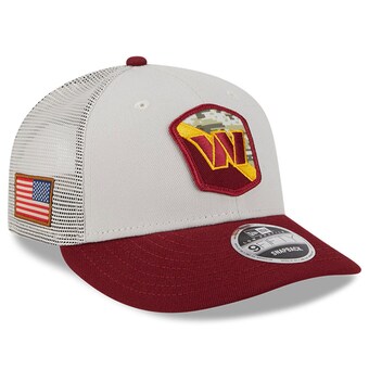 Men's Washington Commanders  New Era Stone/Burgundy 2023 Salute To Service Low Profile 9FIFTY Snapback Hat