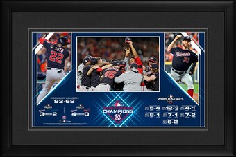 Washington Nationals Fanatics Authentic Framed 10" x 18" 2019 World Series Champions Pano