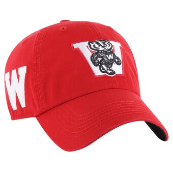 Wisconsin Badgers '47 Vintage Sure Shot Franchise Fitted Hat - Red