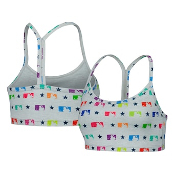 Women's MLB Terez Gray TLC Rainbow Bra