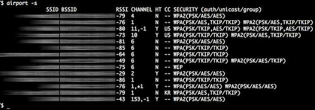 list-wireless-networks