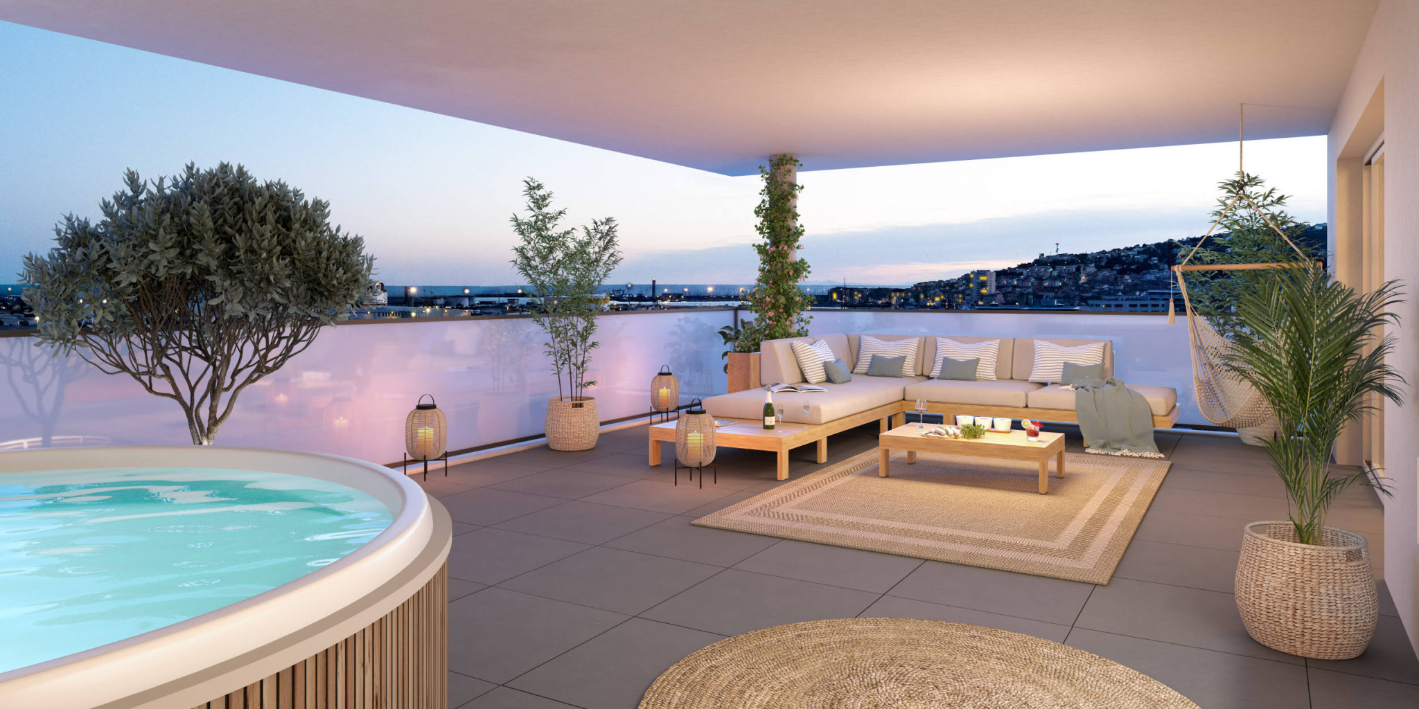 SETE BEAU T4 110 M2 AVEC 30 m2 DE TERRASSE VUE MER (4 pièces, 107 m²)