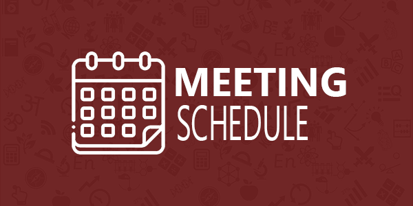 Meeting Schedule 