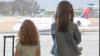 Children watching from inside terminal