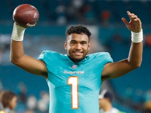 Tua Tagovailoa of the Miami Dolphins