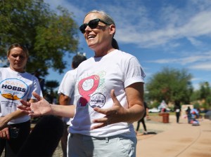 Arizona Democratic gubernatorial candidate Katie Hobbs