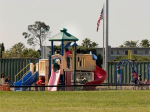 Children play during recess