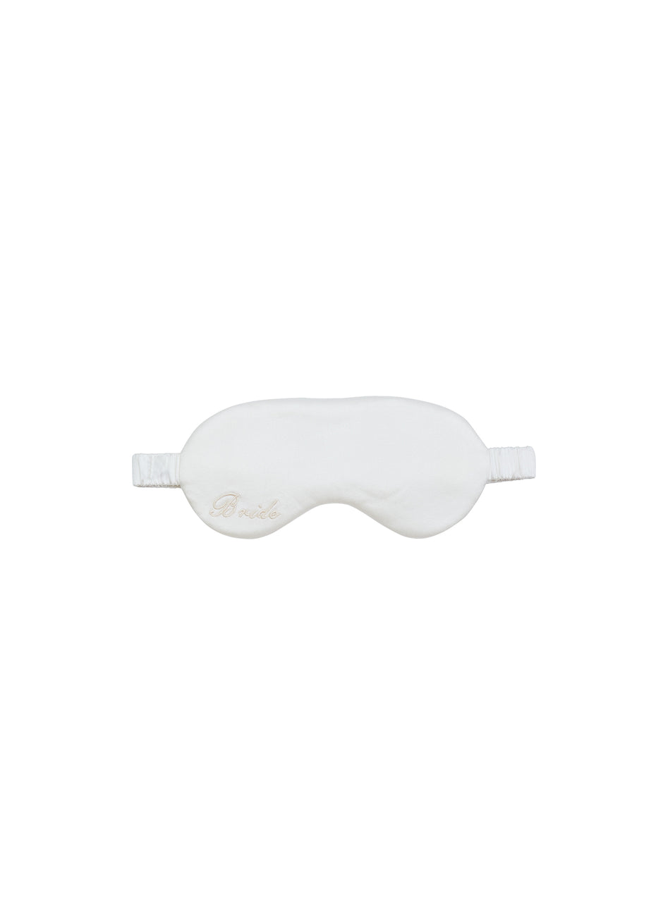 Ivory - Bridal Silk Eye Mask | Fleur du Mal