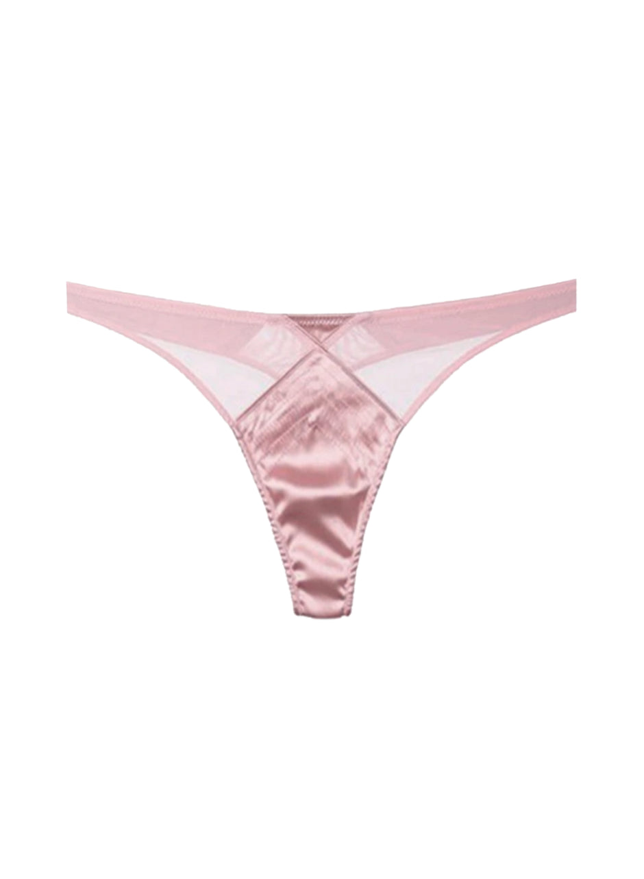 Rose pink - Top Stitch Thong | Fleur du Mal