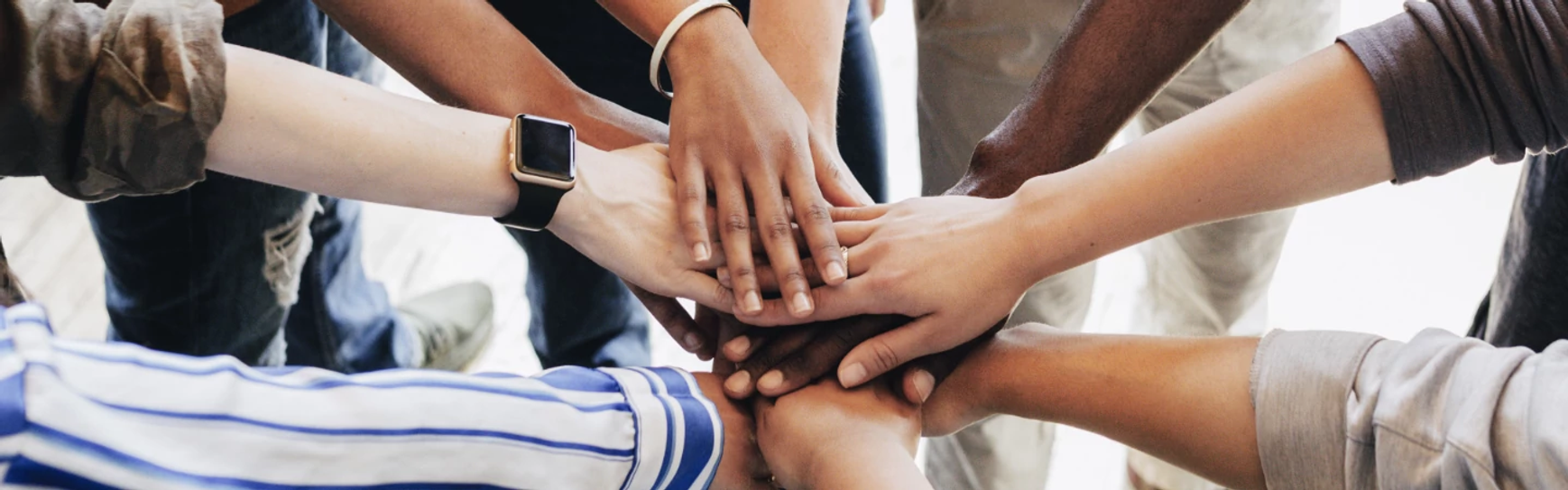 Hands Coming Together