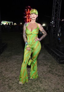 Amber Rose at Neon Carnival held during the Coachella Music and Arts Festival on April 14, 2024 in Thermal, California. (Photo by Gilbert Flores/WWD via Getty Images)