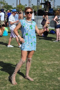 INDIO, CA - APRIL 12:  Music fan attends day 2 of the 2014 Coachella Valley Music & Arts Festival at the Empire Polo Club on April 12, 2014 in Indio, California.  (Photo by Frazer Harrison/Getty Images for Coachella)