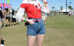 Street Style Shoes at Coachella