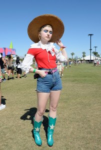 INDIO, CA - APRIL 14:  Festivalgoer attends day 1 of the 2017 Coachella Valley Music & Arts Festival Weekend 1 at the Empire Polo Club on April 14, 2017 in Indio, California.  (Photo by Matt Cowan/Getty Images for Coachella)