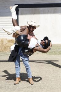 INDIO, CALIFORNIA - APRIL 26: (FOR EDITORIAL USE ONLY) Festivalgoers attend the 2024 Stagecoach Festival at Empire Polo Club on April 26, 2024 in Indio, California. (Photo by Frazer Harrison/Getty Images for Stagecoach)