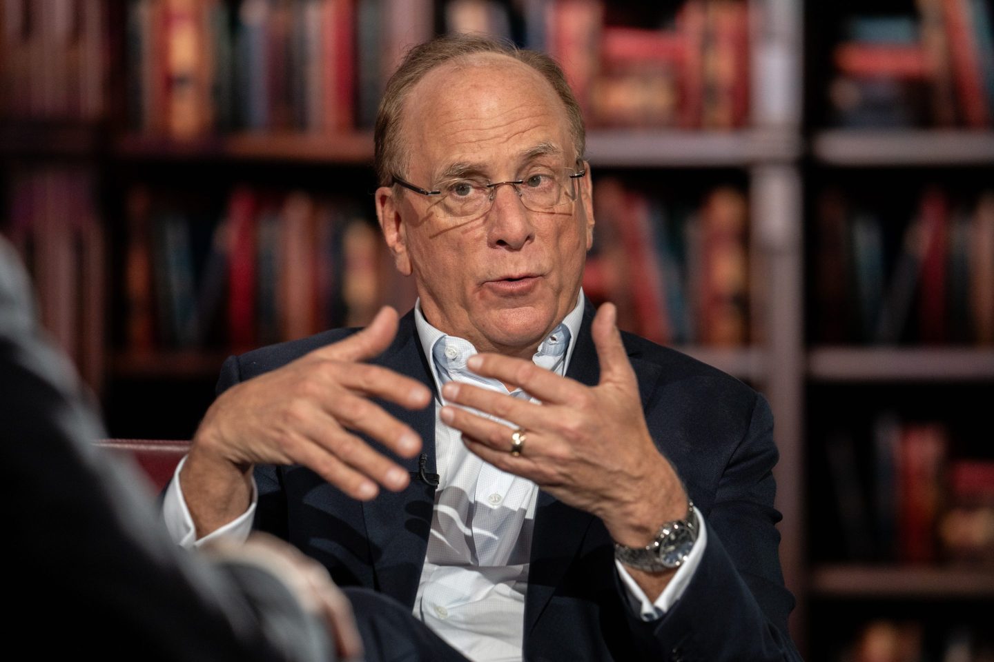 Larry Fink, chairman and chief executive officer of BlackRock