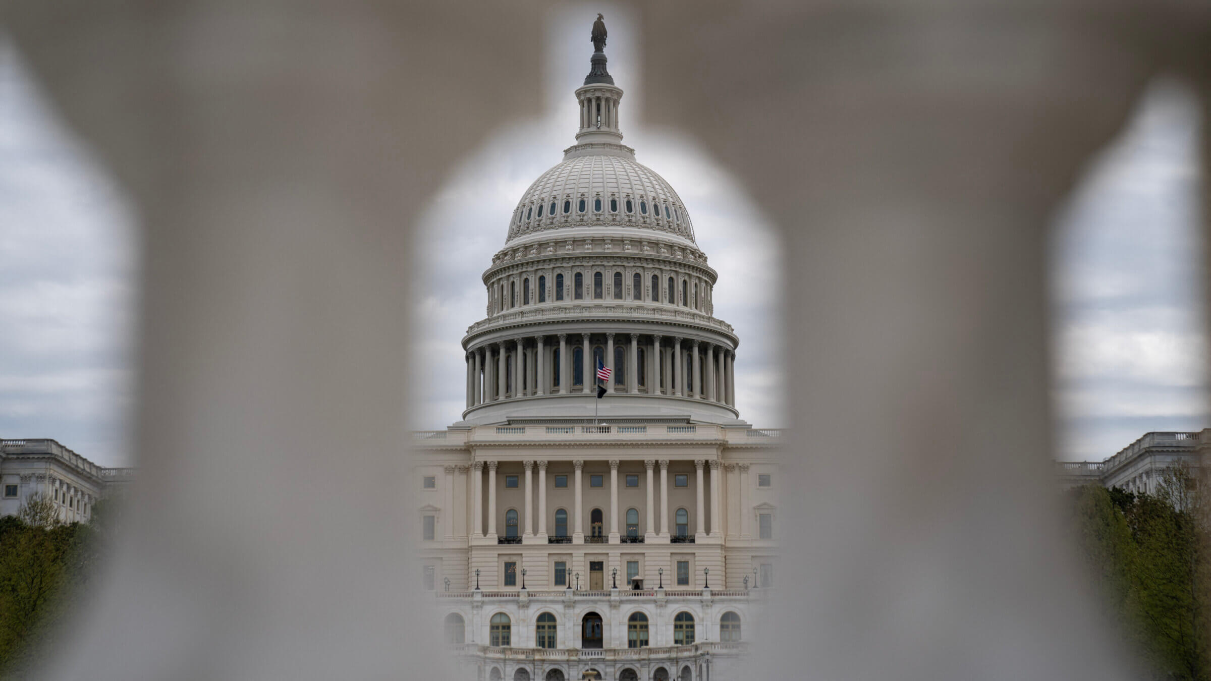 A view of the US Capitol. 