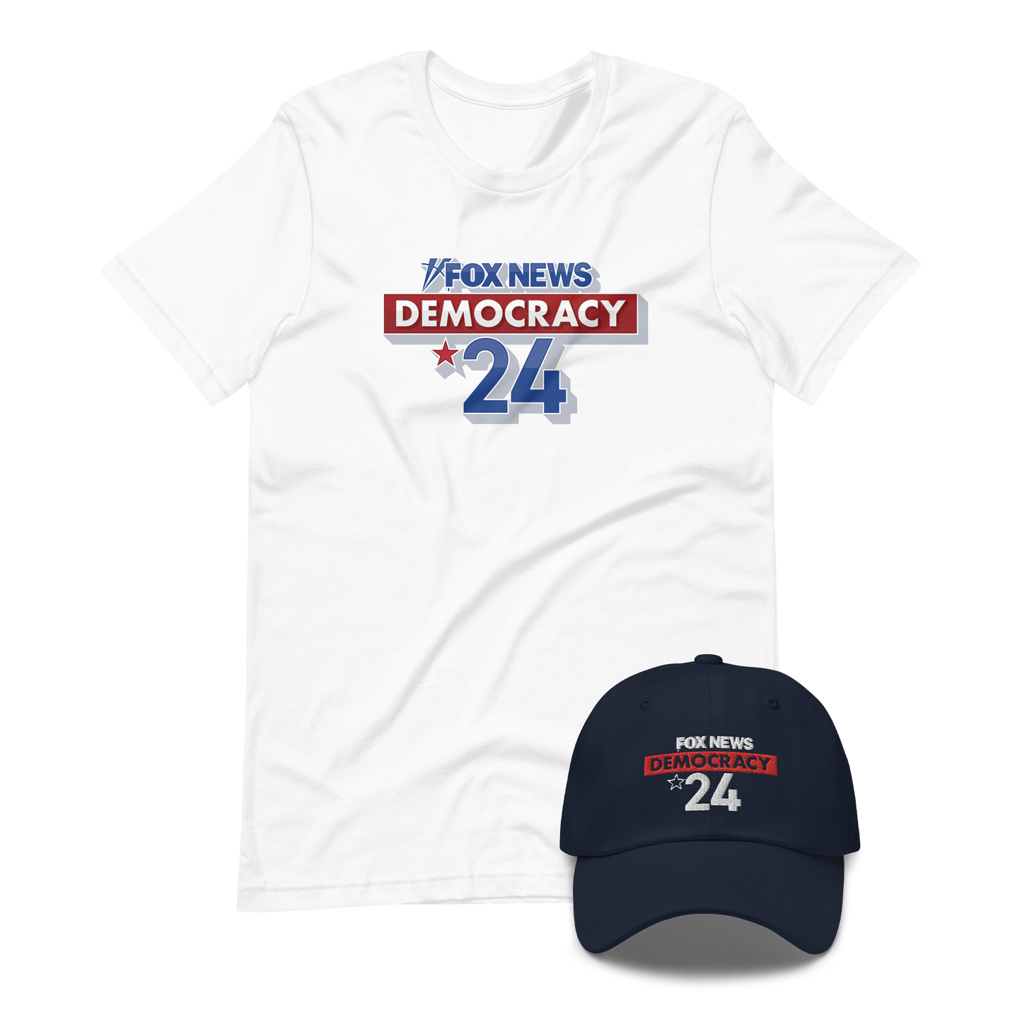 FOX Democracy 2024 T-Shirt and Hat Bundle