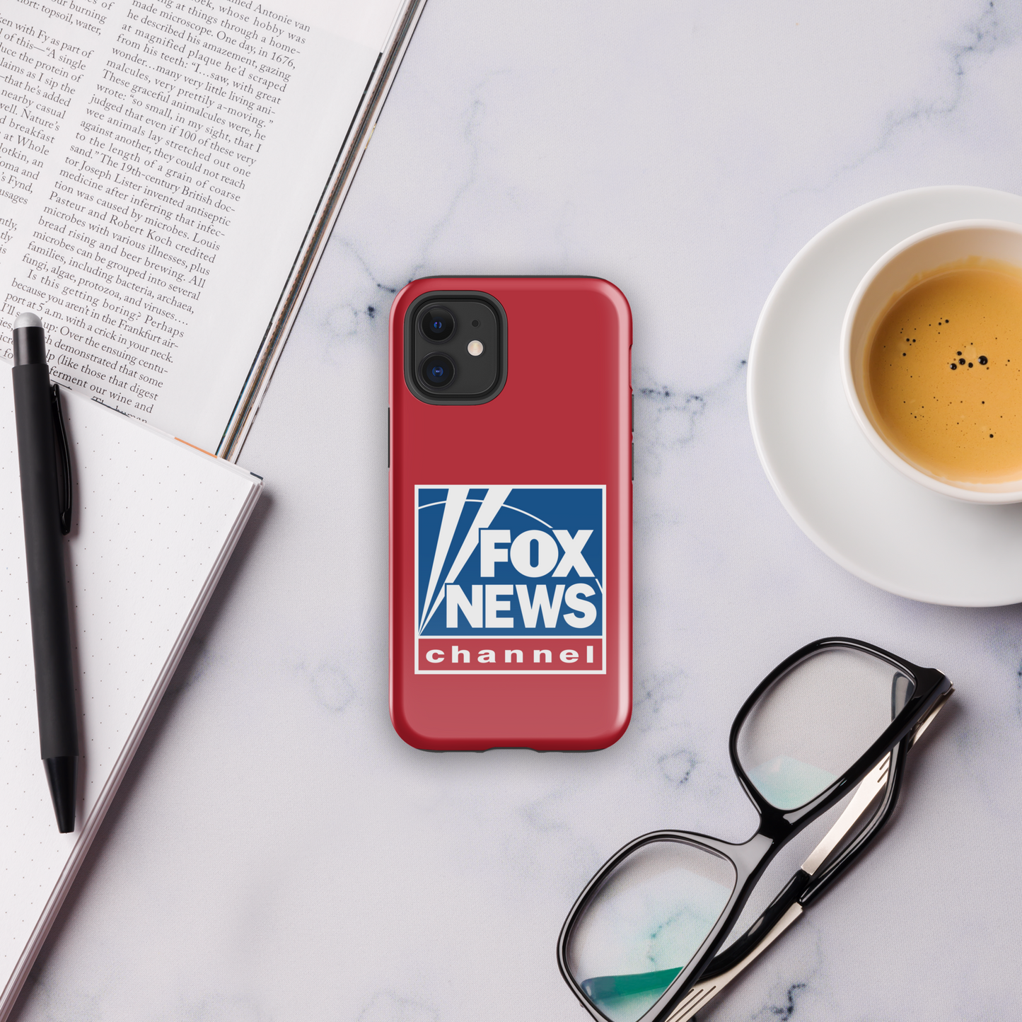 Fox News Logo Red Tough Phone Case - iPhone