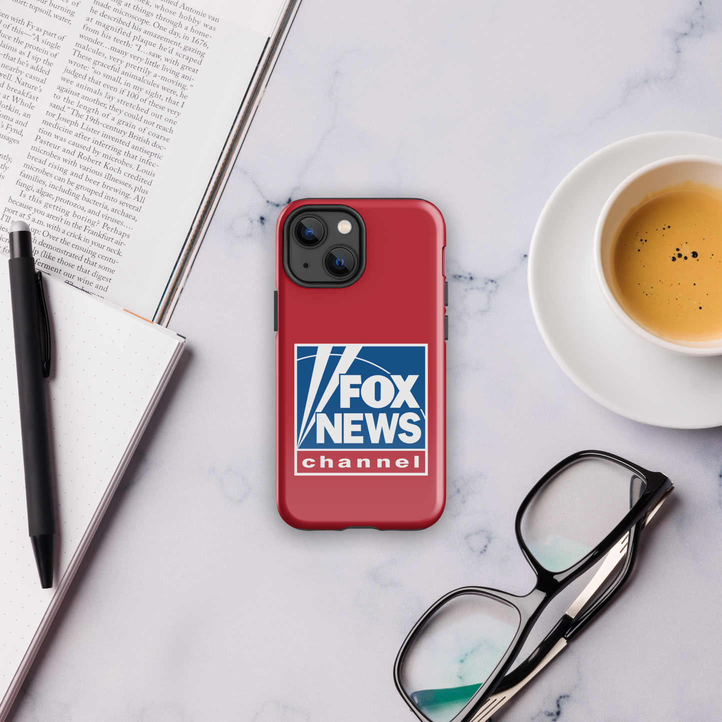 Fox News Logo Red Tough Phone Case - iPhone