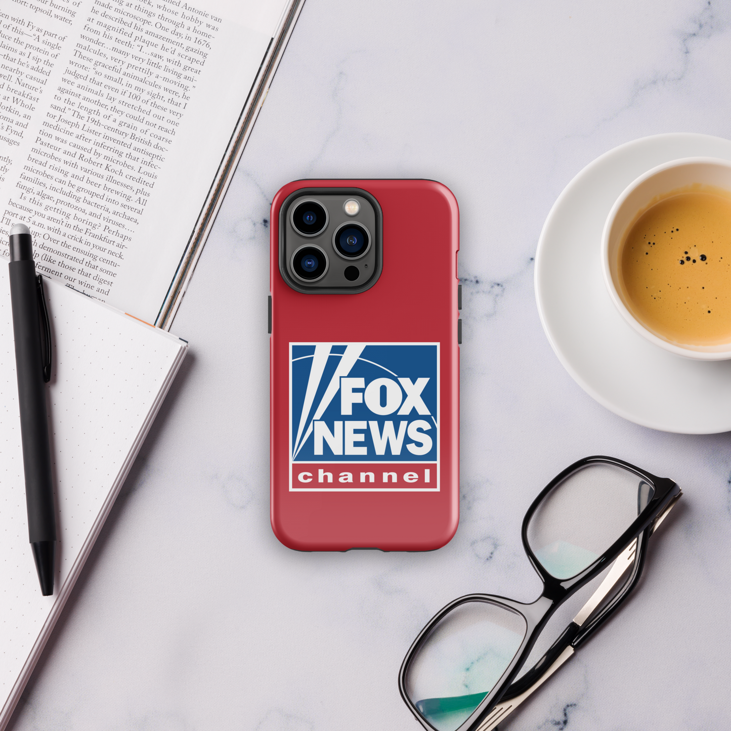 Fox News Logo Red Tough Phone Case - iPhone