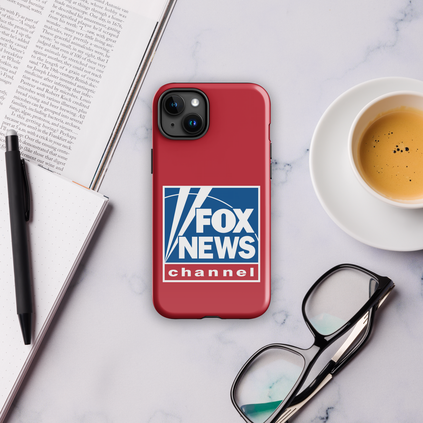 Fox News Logo Red Tough Phone Case - iPhone