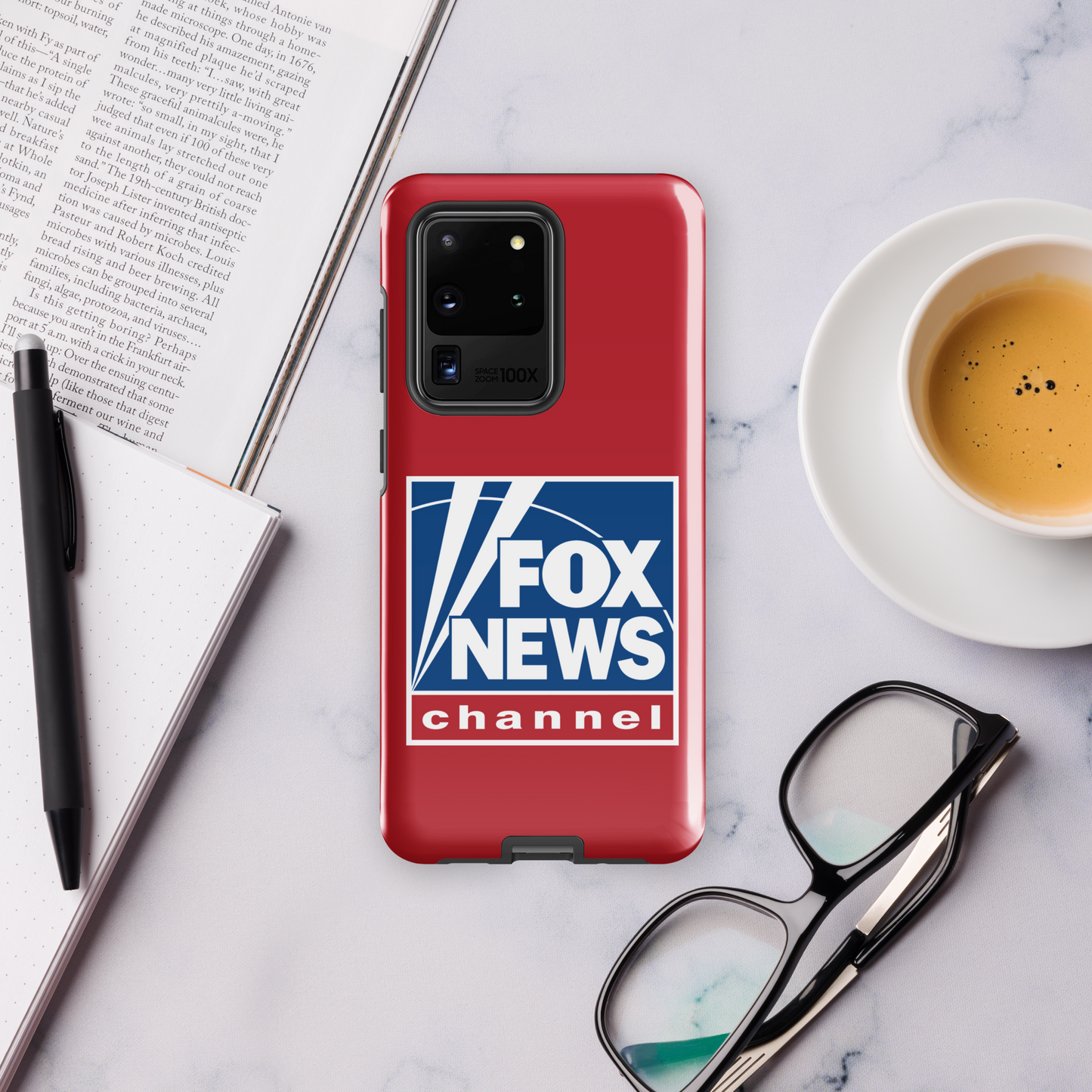 Fox News Logo Red Tough Phone Case - Samsung