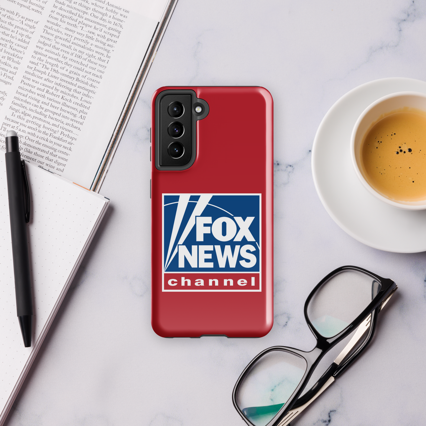 Fox News Logo Red Tough Phone Case - Samsung