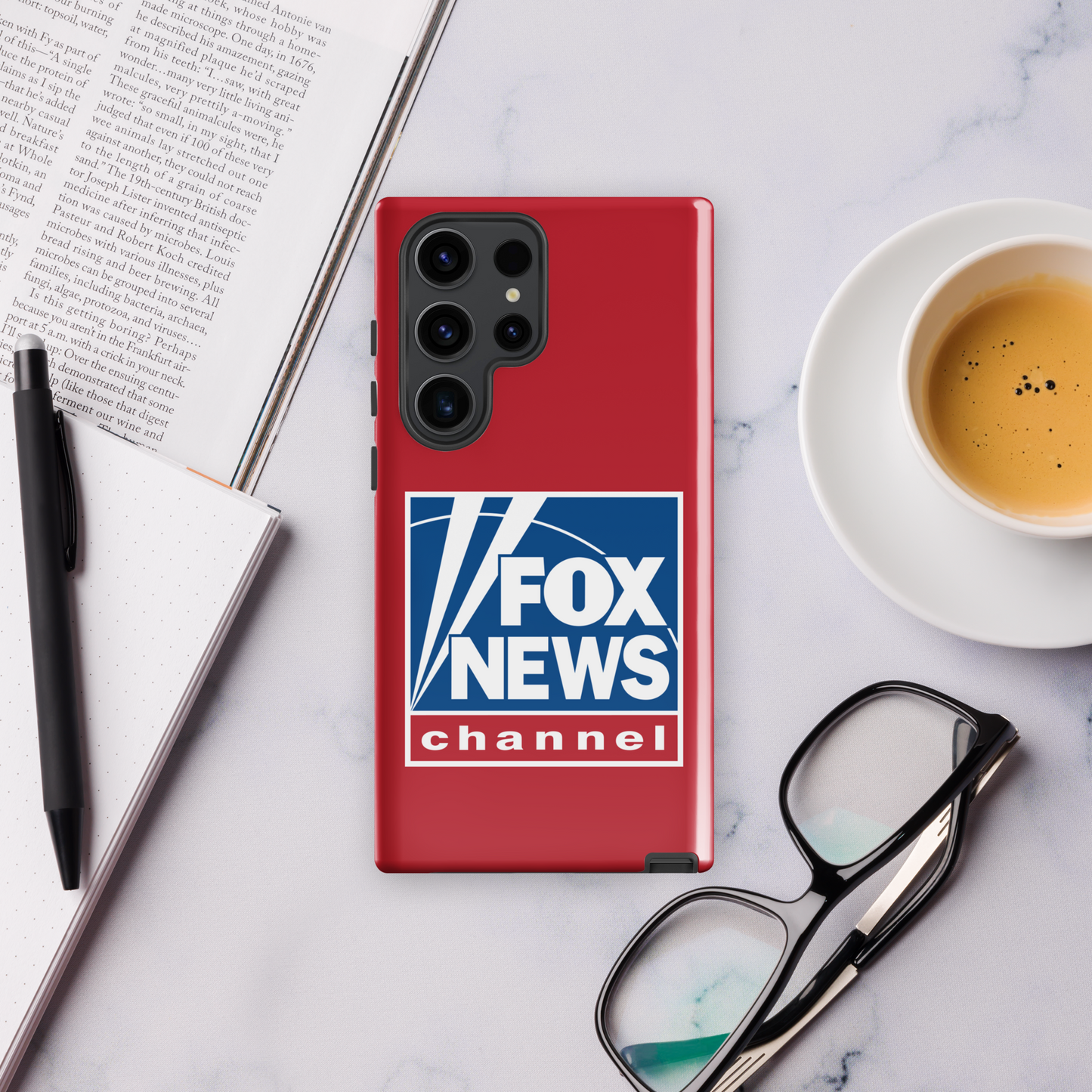 Fox News Logo Red Tough Phone Case - Samsung